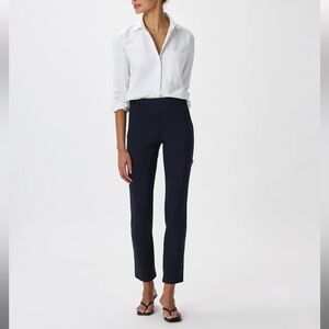 NWTQuince Ultra-Stretch Ponte Straight Leg Pants Navy